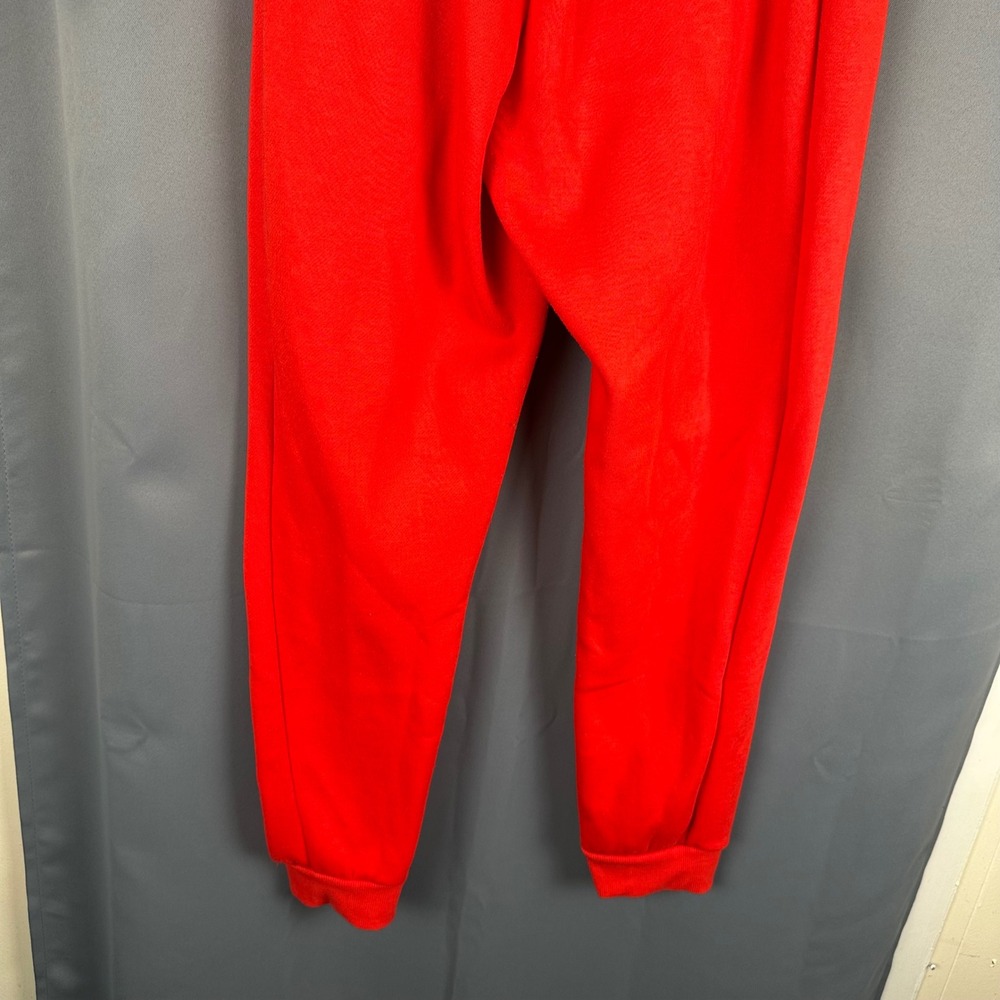 Nike Mens XL Red Joggers Sportswear Sweatpants Tapered Cuffed Pants Embroidered - Picture 8 of 8
